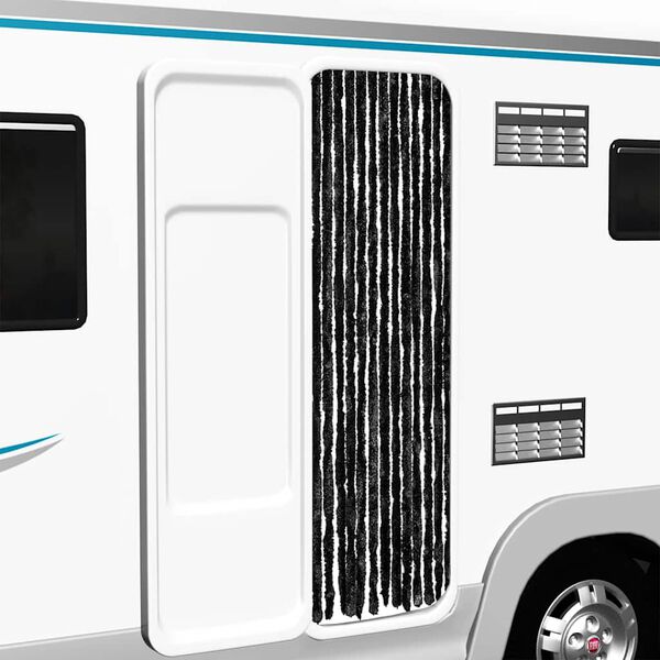 vidaXL Zastor protiv insekata antracit 56 x 200 cm &scaron;enil