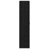 vidaXL Highboard Crni hrast 80 x 39 x 178 cm Konstruirano drvo