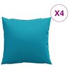 vidaXL Jastuci za sofu 4 kom. plavi 50x50 cm tkanina