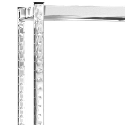 vidaXL Stalak za gume s 2 razine srebrni 110 x 40 x 110 cm čelični