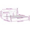 vidaXL Okvir za krevet Viana bez madraca smeđi 180x200 cm od umjetne kože