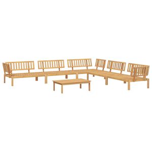 vidaXL 6-dijelni set vrtnih sofa od paleta od masivnog drva bagrema