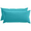 vidaXL Presvlaka za jastuk 2 pcs HEERLEN Tirkizna 40 x 70 cm Poliester