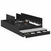 vidaXL Krevet s ladicama Crni hrast 120 cm Konstruirano drvo