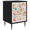 vidaXL Noćni ormar MAINZ Crni hrast 36 x 33 x 51 cm Konstruirano drvo