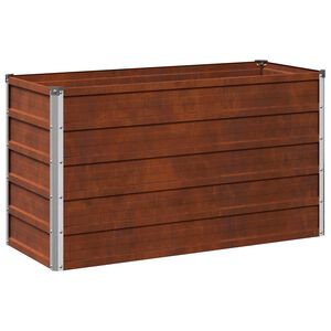 vidaXL Povi&scaron;eni vrtni krevet Rđa 100 x 40 x 55 cm corton