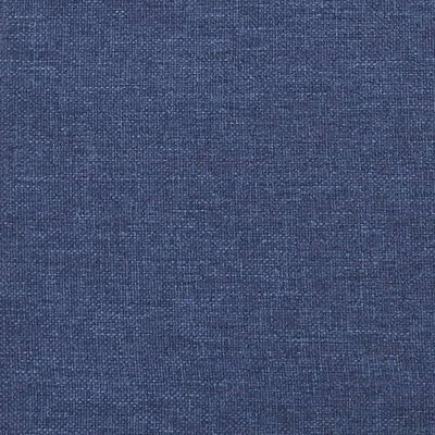 vidaXL Krevet s oprugama i madracem plavi 120 x 200 cm od tkanine