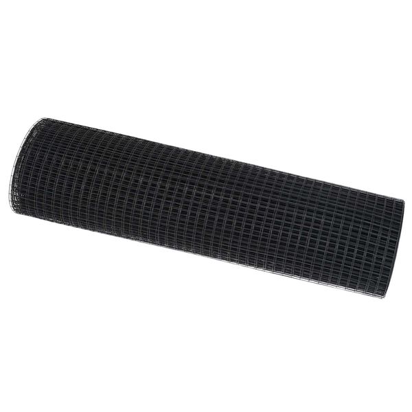 vidaXL Zavarena žičana ograda Siva 0.8 x 10 m