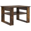 vidaXL Kava Stol Dimljeni hrast 64 x 54 x 44 cm Konstruirano drvo