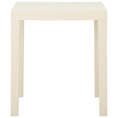 vidaXL Vrtni stol bijeli 79 x 65 x 72 cm plastični