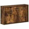 vidaXL Ormar za cipele na zidu ALKMAAR 71 x 17 x 43 cm Dimljeni hrast
