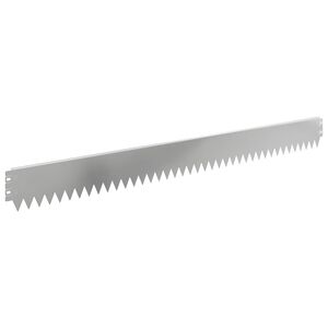 vidaXL Ograda oko Travnjaka 10 pcs 103 x 10 cm Čelik Srebrna