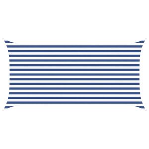 vidaXL Jedro za sunce Plava i bijela 4 x 2 m 100% poliester Oxford