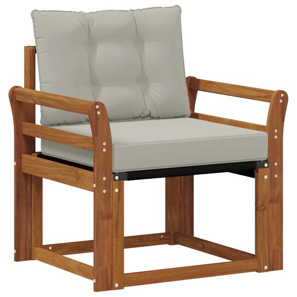 vidaXL Set vanjskih sofa Čvrsto drvo akacije i Textilene