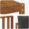 vidaXL Set vanjskih sofa s jastukom 8 pcs Prirodna i antracit