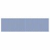 vidaXL Skrovita tenda Plava i bijela 400 &times; 300 cm Poliester i aluminij