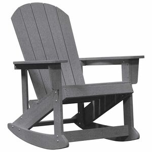 vidaXL Adirondack ljuljačka Svijetlo siva HDPE