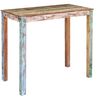 vidaXL Barski stol od masivnog obnovljenog drva 115 x 60 x 107 cm