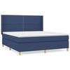 vidaXL Krevet s oprugama i madracem plavi 180x200 cm od tkanine