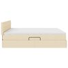 vidaXL Krevet s od storage s madracem Krema 180 x 200 cm Lažna koža