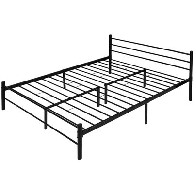 vidaXL Okvir za krevet metalni crni 180 x 200 cm