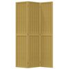 vidaXL Sobna pregrada s 3 panela smeđa od masivnog drva paulovnije