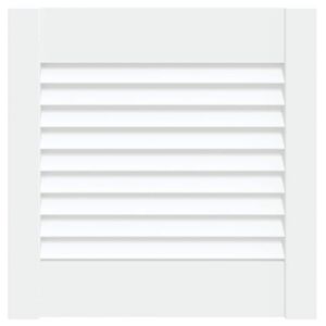 vidaXL Vrata za ormarić re&scaron;etkasti dizajn bijela 39,5x39,4 cm borovina