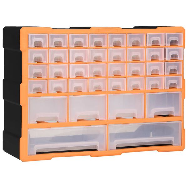 vidaXL Organizator s 38 ladica 52 x 16 x 37,5 cm
