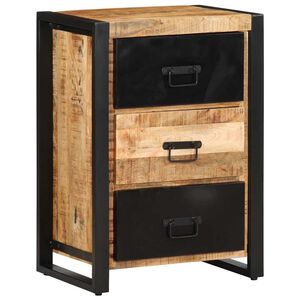 vidaXL Ormar s ladicama 50x35x70 cm Puno grubo drvo Mango
