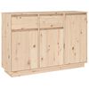vidaXL Komoda 110 x 34 x 75 cm od masivne borovine