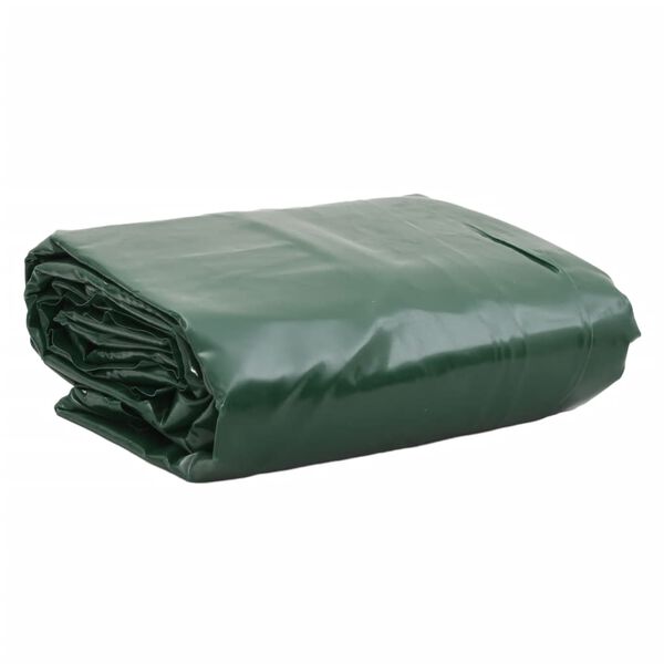 vidaXL Cerada zelena 3,5 x 5 m 650 g/m&sup2;