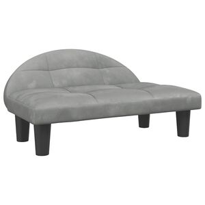 vidaXL Krevet za pse svjetlosivi 70 x 52 x 30 cm bar&scaron;unasti