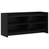 vidaXL TV ormar 100 x 33 x 47 cm Crni hrast Konstruirano drvo