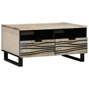 vidaXL Kava Stol Bijela 80 x 54 x 40 cm Konstruirano drvo