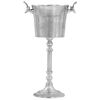 vidaXL Rashlađivač za pjenu&scaron;ac od punog aluminija 39x29x71 cm srebrni