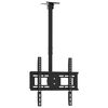 vidaXL Stropni TV nosač za zaslon od 32-65 inča VESA 400x400 mm 40 kg