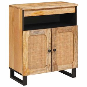 vidaXL Kreveta Smeđa 60 x 33 x 75 cm Čvrsto drvo manga