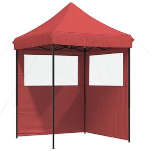vidaXL &Scaron;ator za zabave 200 x 200 x 306 cm Tamno crvena Oxford tkanina