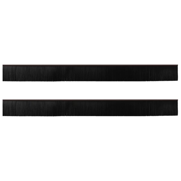 vidaXL Samoljepljivi pečati za vrata 2 pcs Smeđa 100 cm