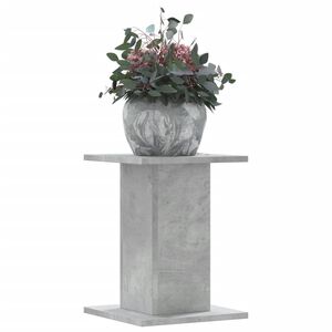 vidaXL Stalci za biljke 2 kom siva boja betona 30x30x40 cm drveni