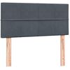 vidaXL Box spring krevet s madracem tamnosivi 80 x 220 cm bar&scaron;unasti