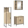vidaXL Set namje&scaron;taja za kupaonicu 3 kom. Smeđa 60 x 30 x 60 cm