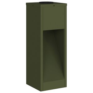 vidaXL Solarna LED svjetiljka za stazu 2 pcs Maslinasto zelena