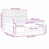 vidaXL Krevet s opruga kutije Svjetlosiva 180 x 200 cm Bar&scaron;un