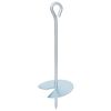 vidaXL Zemaljska sidra 2 kom. &Oslash;10 x 30 cm Galvanizirani metal Srebrna