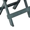 vidaXL Sklopivi vrtni stol zeleni 45 x 43 x 50 cm plastični