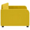 vidaXL Dnevni krevet žuti 80 x 200 cm bar&scaron;unasti
