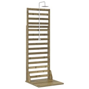 vidaXL Vanjski tu&scaron; 225 cm Impregnirano borovo drvo i nehrđajući čelik