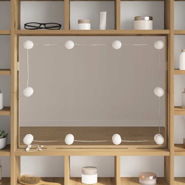 vidaXL Ogledalne svjetiljke 2 pcs Bijelo 4.5 x 4.5 x 4.8 cm Plastika