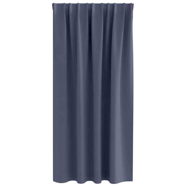 vidaXL Zavjese za blackout s prstenovima 2 pcs Antracit 175 x 140 cm